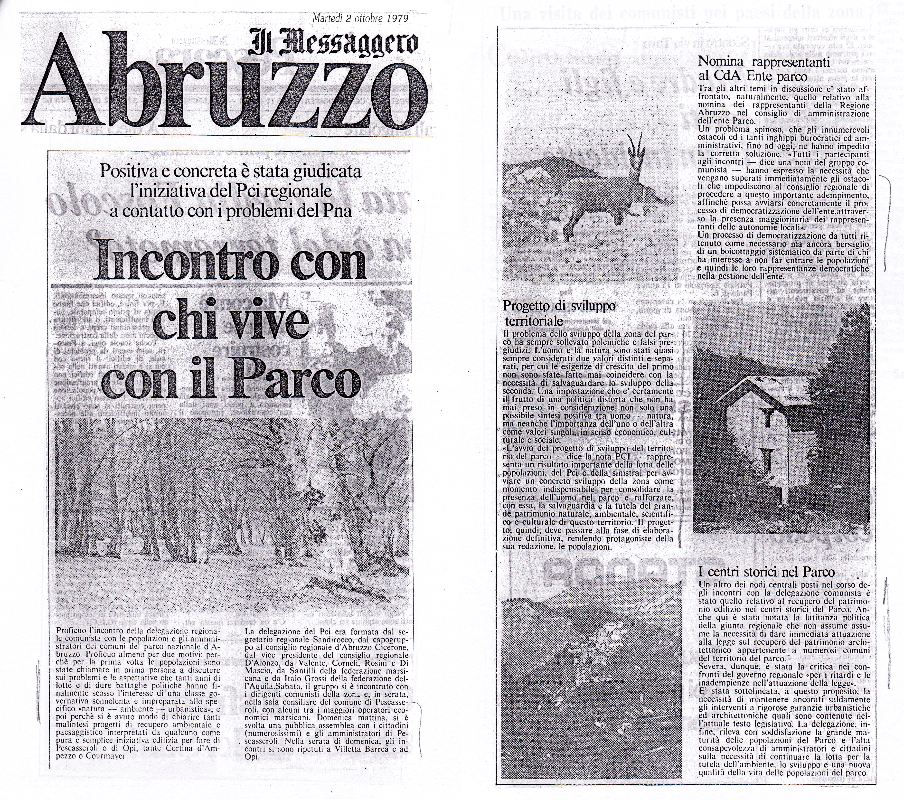 1979.10.02. Messaggero. Convegno Pci